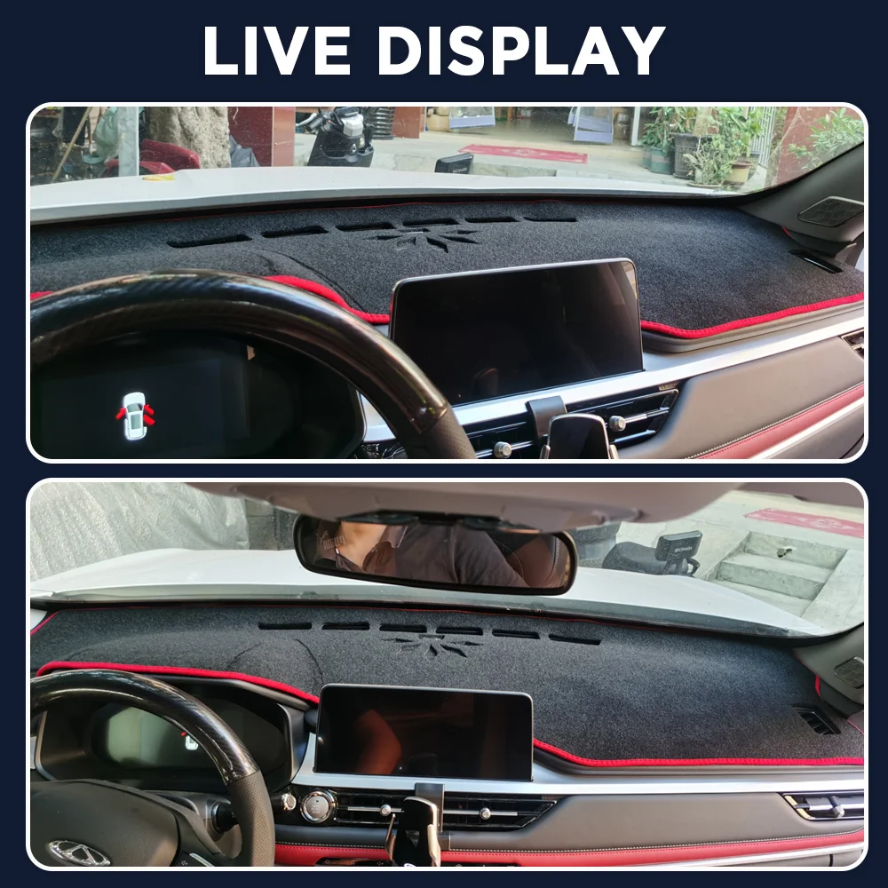 For CHERY TIGGO 4 Pro 2022-2024 Car Dashboard Cover Mat Sun Shade Pad Avoid Light Mat Instrument Carpet Protection Accessories