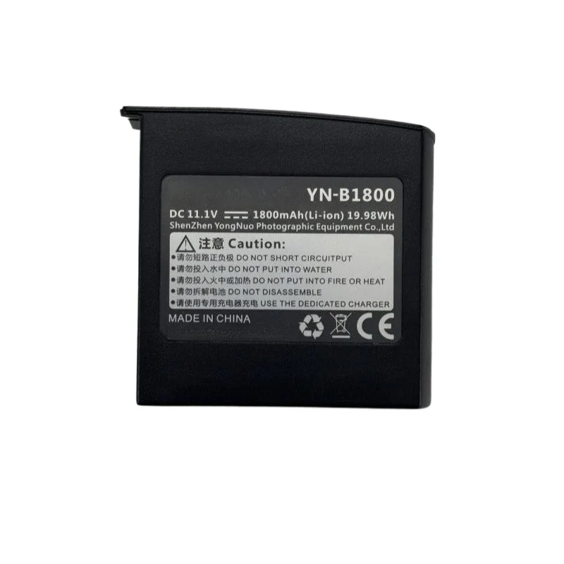 YN-B1800 11.1V 1800mAh Battery for YONGNUO YN860Li Speedlite Flashlight Battery
