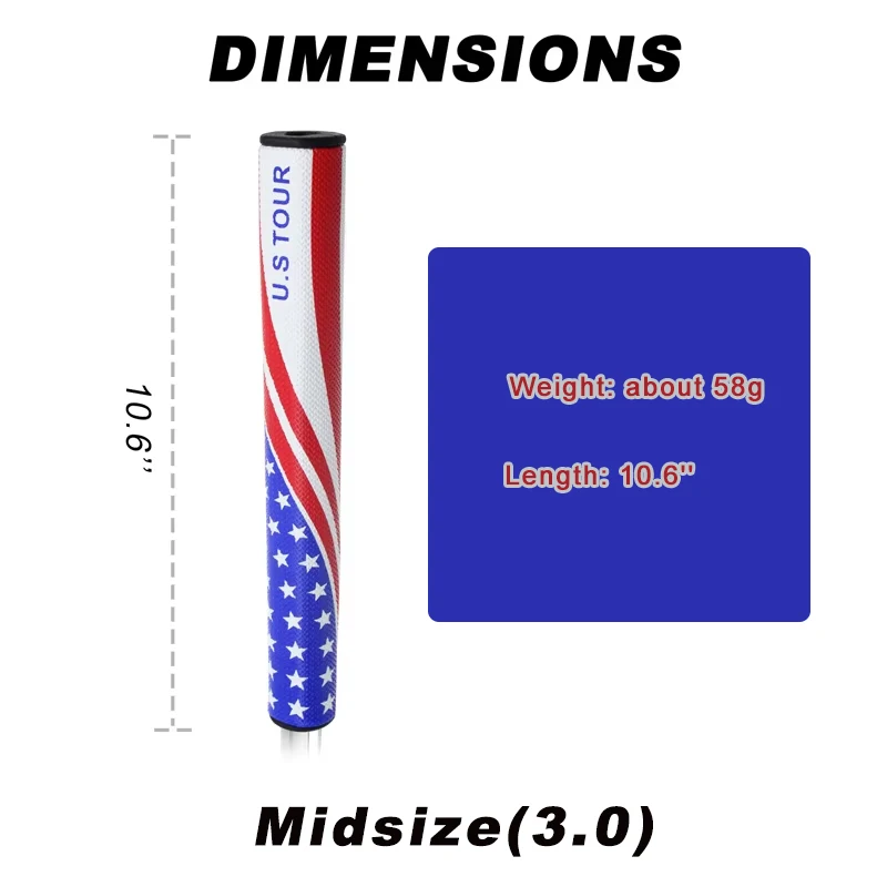 Golf Flag Putter Grips | Golf Club Grips | Putter Grip Pu