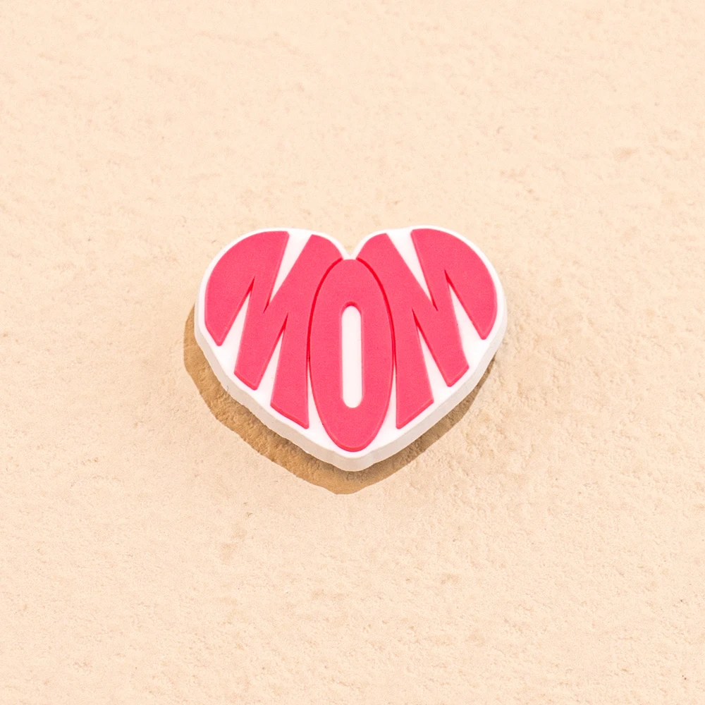 1pcs Mother's Day Charms for Dad Shoe Decorations Pins for Women Men Kids Girls Boys Favor Gifts Buckle Shoe Accessories