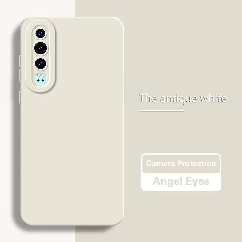 Angel Eyes Soft Liquid Silicone Phone Case - Solid Basic Design