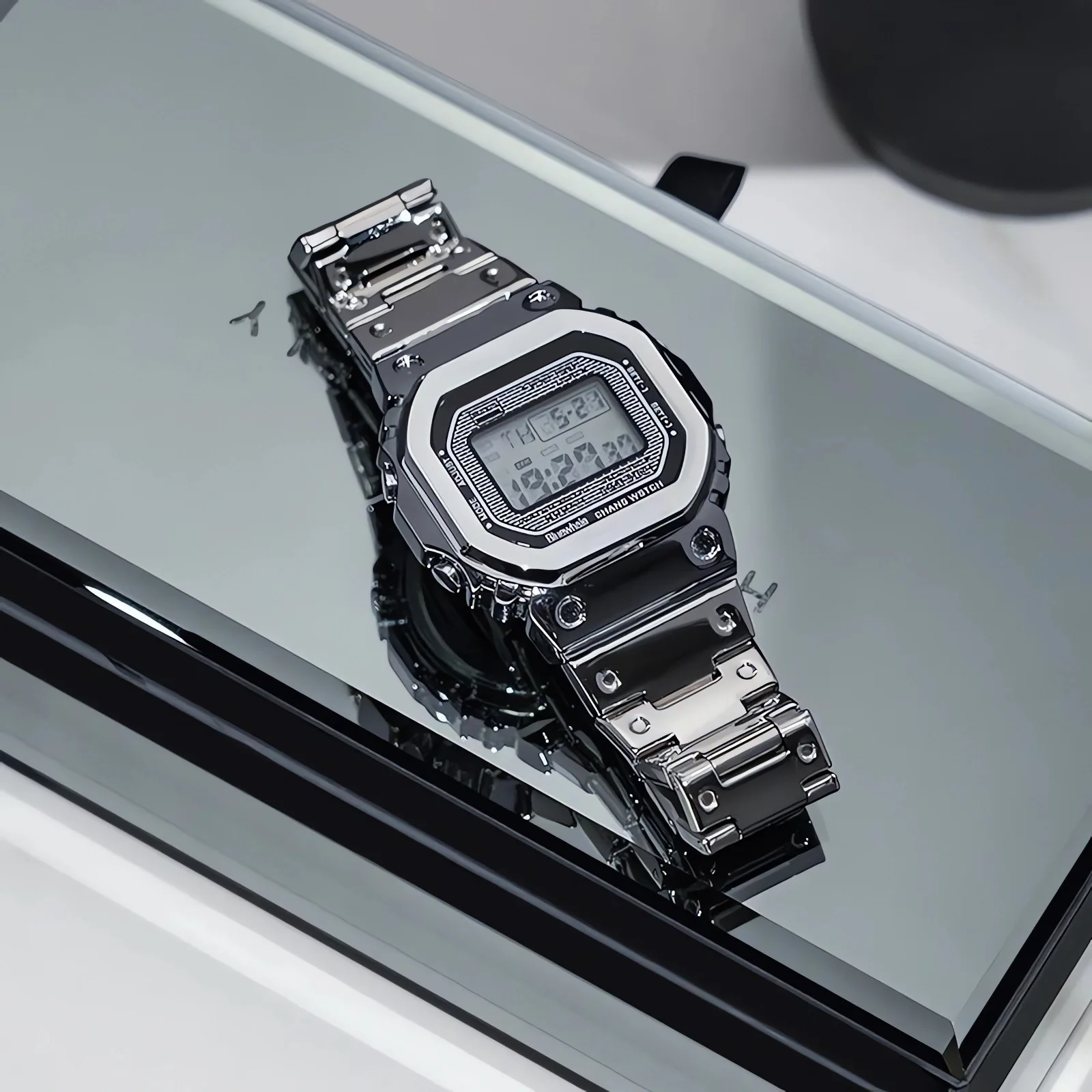 MAYZHISU Luxury Woman Electric Watches Female Watch Digital Ladies Thin Retro Quartz Bracelet Wristwatch for Women Girls Gifts