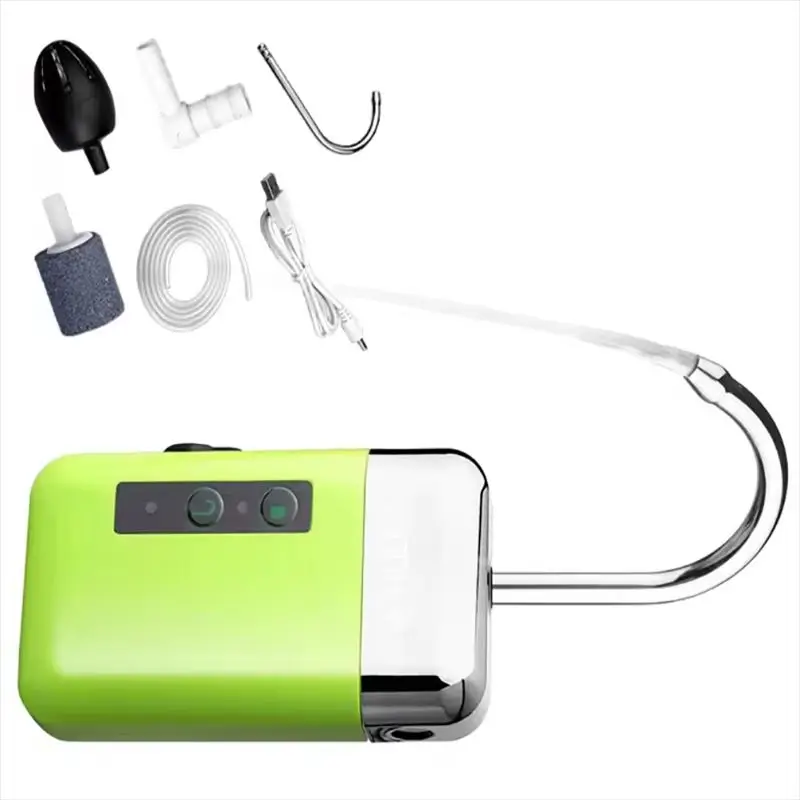 Pompe à oxygène rechargeable avec capteur - Accessoire multifonction pour vivier et pêche en mer