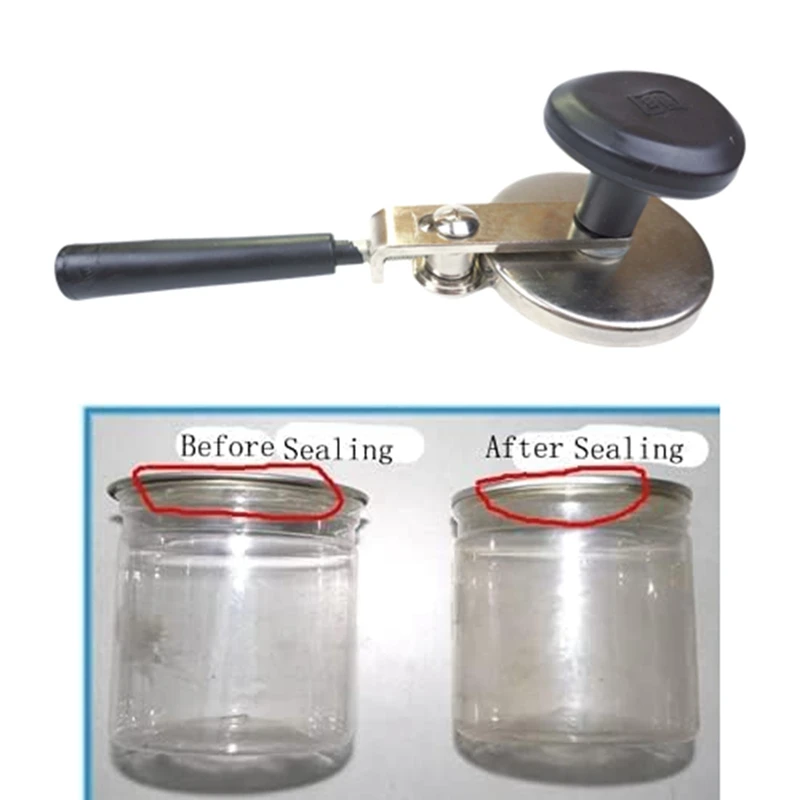 Portable Manual Can Sealing Machine Bottle Sealing Machine Manual Can Sealer Forhome Andcommercial Use 52MM