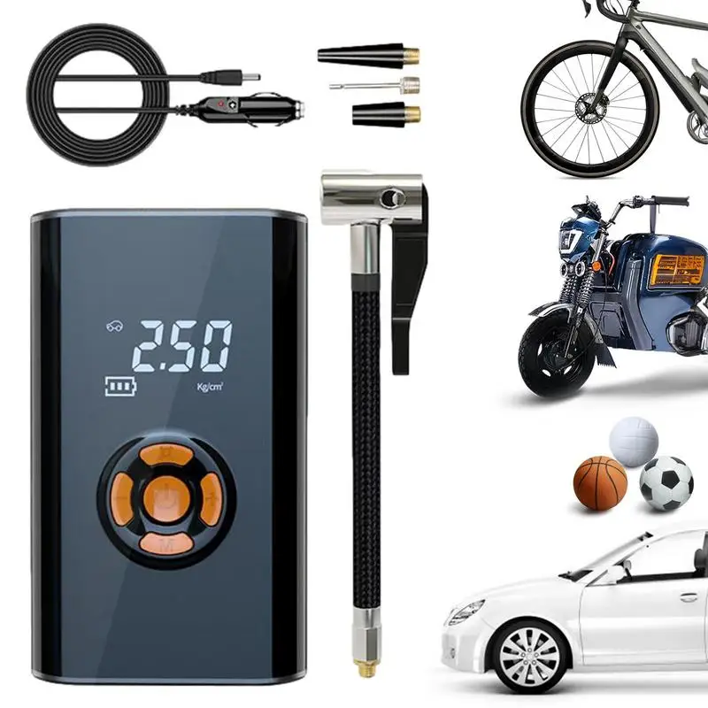 

Car Portable Air Pump High Quality Vehicle Tire Inflator High Pressure Versatile Auto Mini Air Compressor Car Accessories