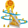 Popular Children 0-6 Years Old Yellow Duck Climbing Ladder, Children's Baby Head Up Practice Slide, Track Car Puzzle Toy 3
