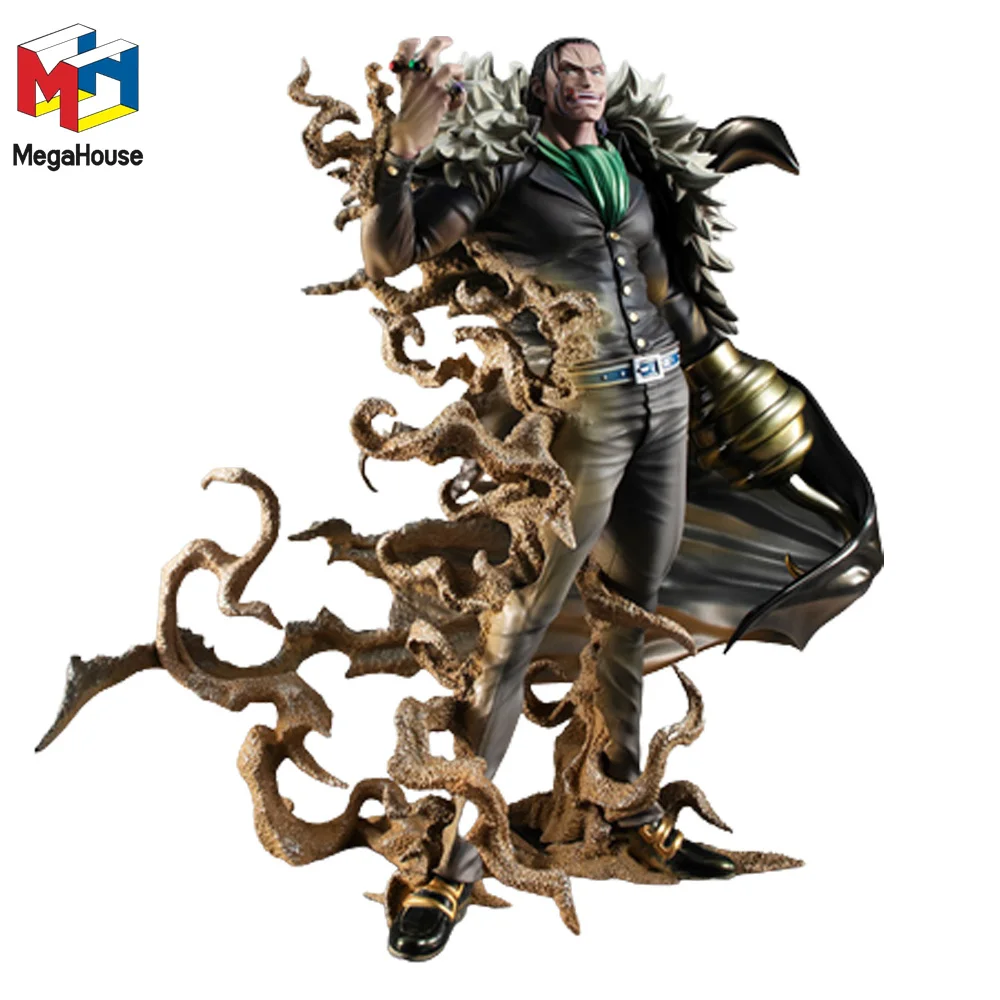 

In Stock Original MegaHouse One Piece POPMAX Crocodile Mr.0 Figure Anime Collectible Model Dolls Toys Ornament Festival Gift