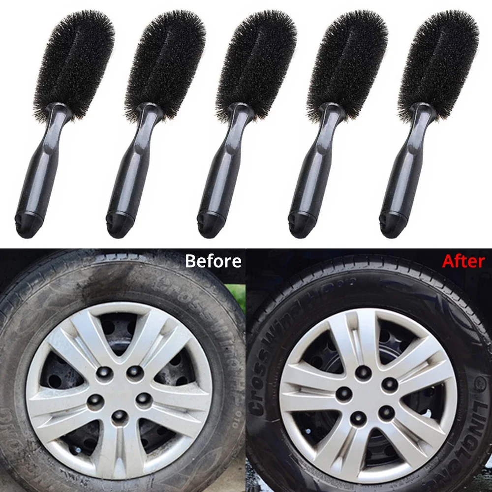 Car Wheel Brush Water Powered Rim Cleaner Car Tires Wash Equipmen  Automotive Detailing Spinning Brushes Multi-Purpose Rim Brush - AliExpress