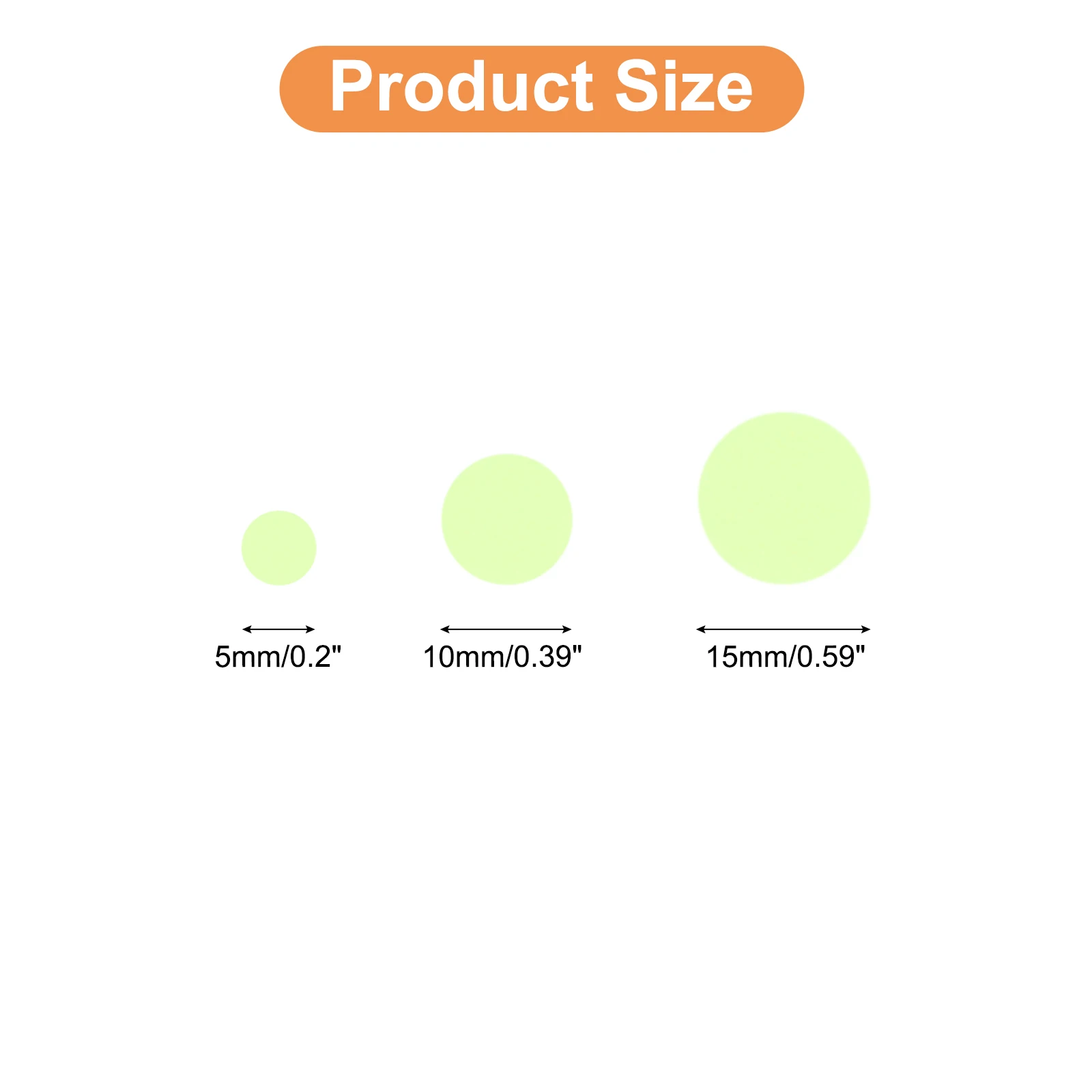 Glow in the Dark Dot Stickers Glow Dot Wall Decals 336 Dots/522 Dots