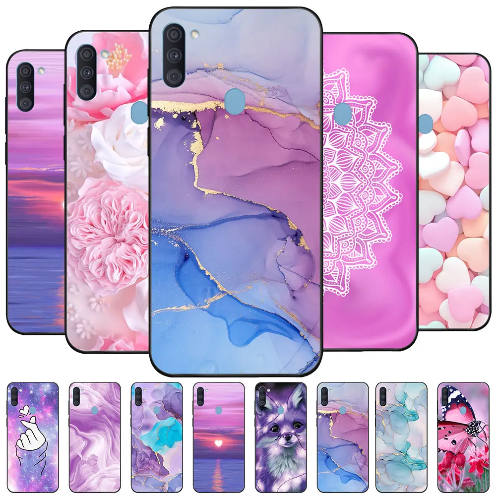 Custodia Per Samsung A11 Coque Galaxy M11 6.4 "Tpu Custodia Morbida In Silicone Moda Per Samsung Galaxy A11 Funda Cover Capa Marble