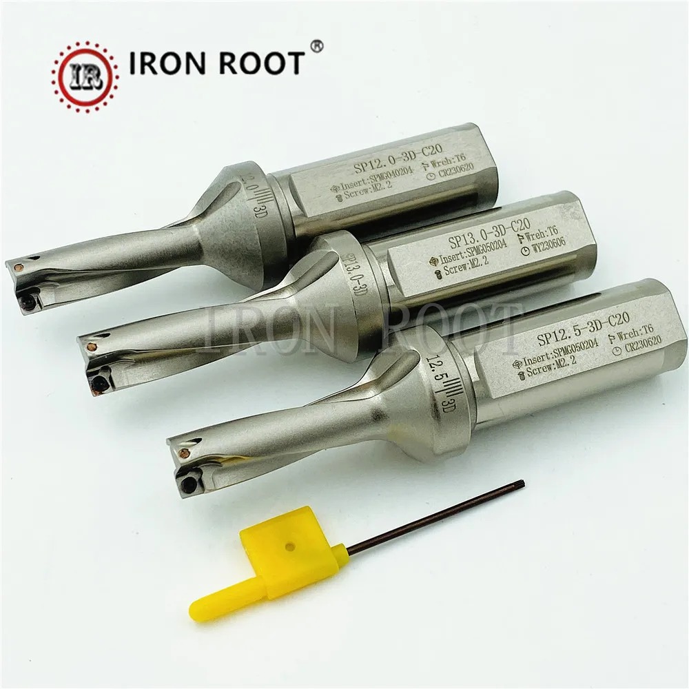 

Индексируемая вставка для сверла серии IRON ROOT SP 3D, U-образное сверло с усиленным диаметром сверла 8,5 ~ 12,5 мм, токарный инструмент с ЧПУ для SPMG020102 040204