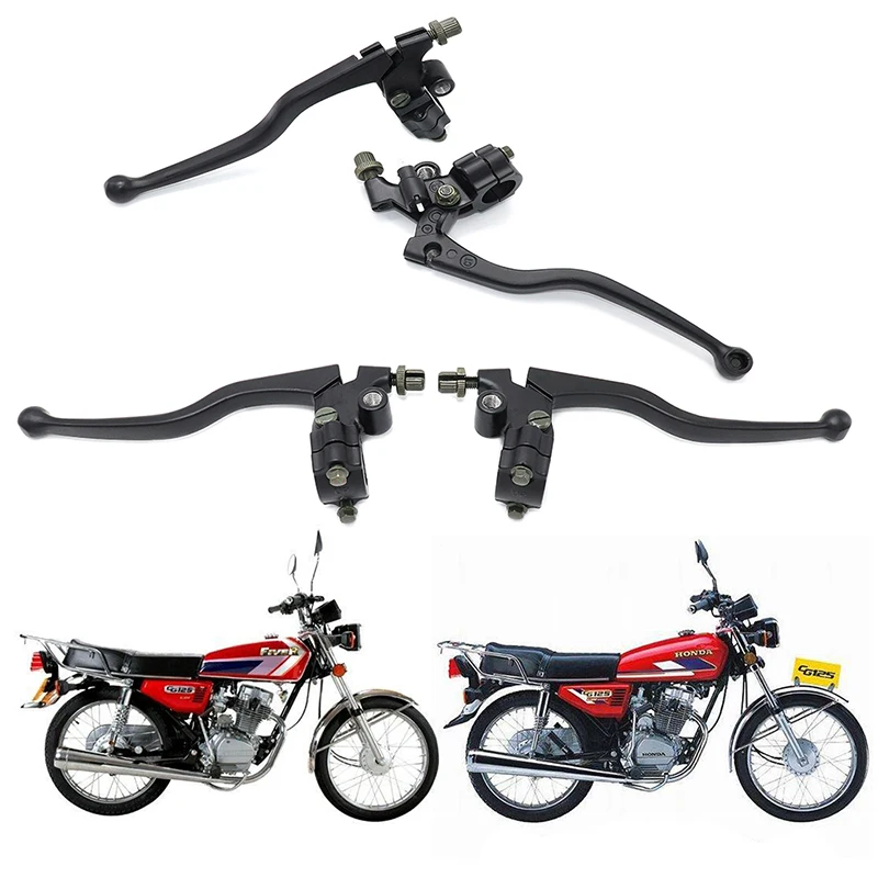 

Motorcycle Brake Clutch Levers Black For Honda CG 125 Aluminum Alloy Motorbike Brake & Clutch Lever Cable Front Brake