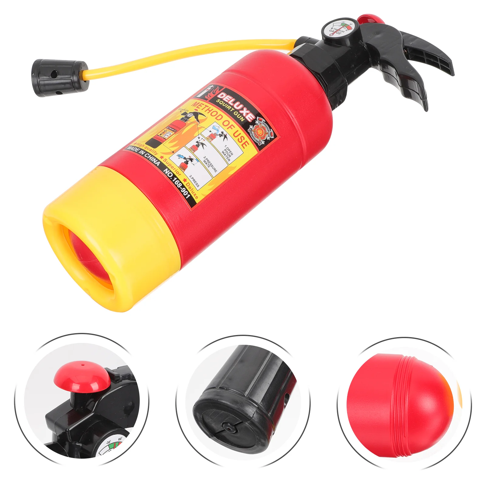 

Fire Extinguisher Water Squirt Toys Mini Realistic Firefighter Fun Outdoor Summer Toy Boys Girls