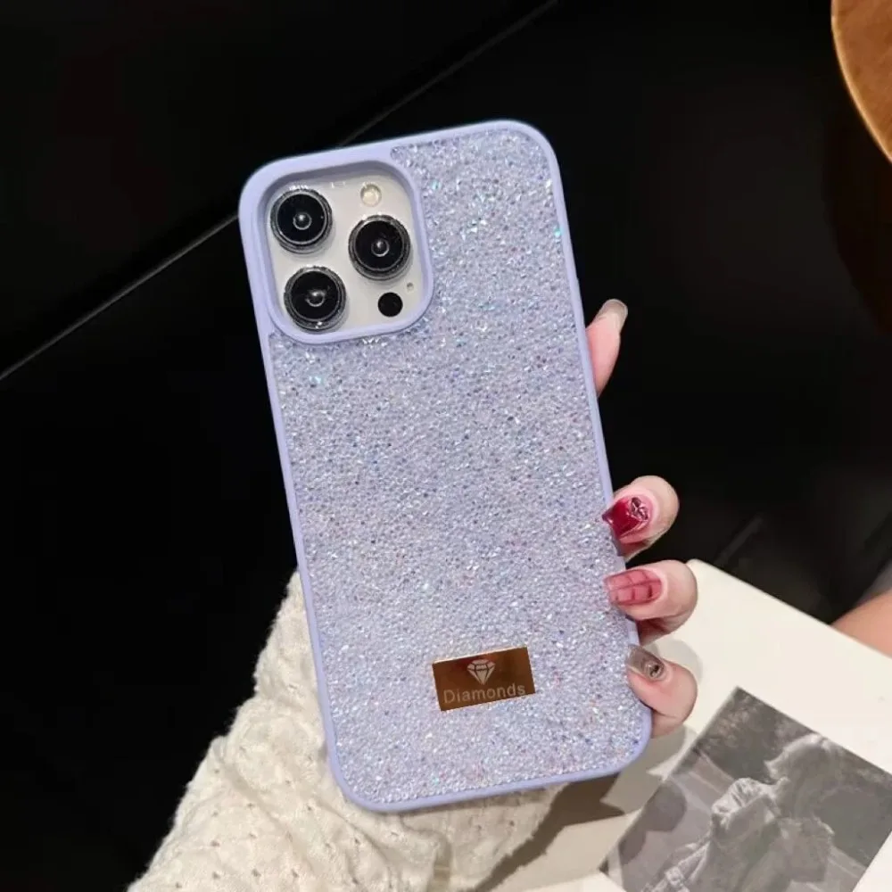 Radiant Rhinestone Glitter Phone Case - Shiny Bling Shockproof Cover