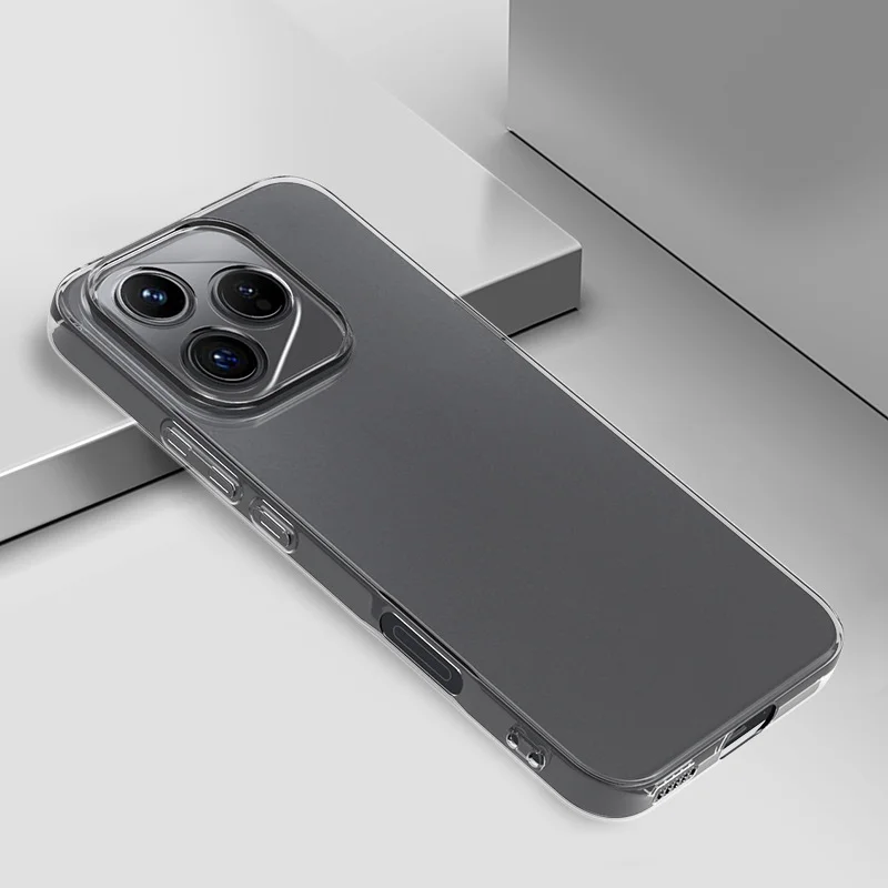 Ultra Slim Transparent Soft TPU Back Cover - Clear Bumper Case