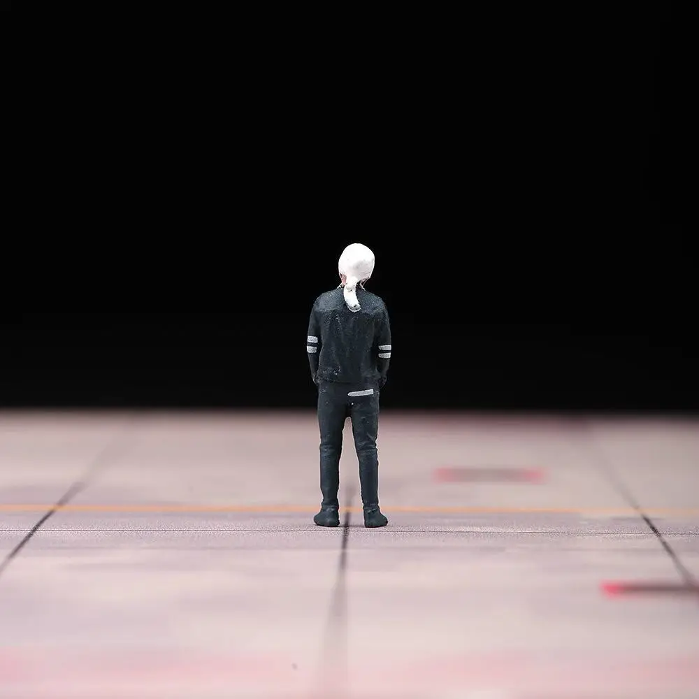 1:64 이니셜 D 드라이버 쇼도 쿄이치와 나카자토 타케시 미니어처 샌드 테이블 피규어 레진 모델카 장면 디오라마