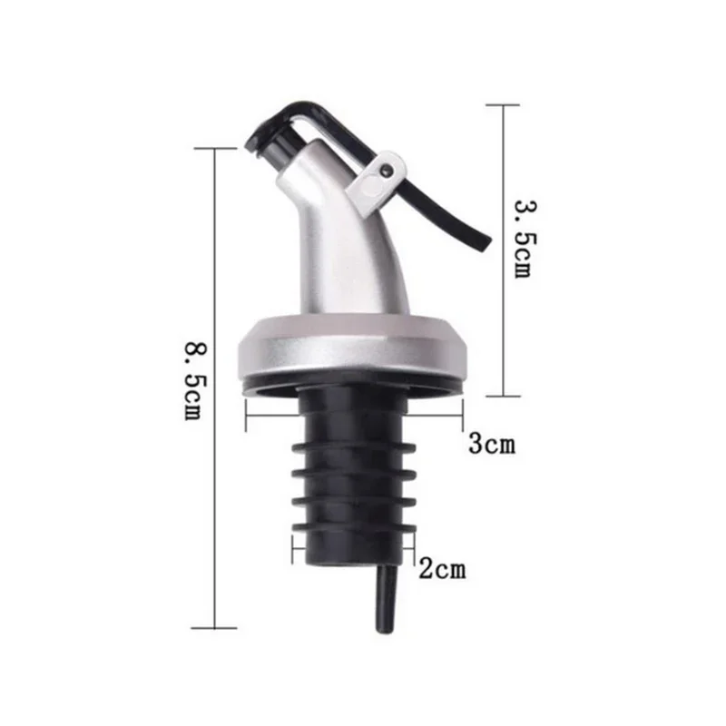 Modern Oil Bottle Tools Pourer Spout Set Leakproof Dispenser & Olive Oil Stopper Kitchen Tools