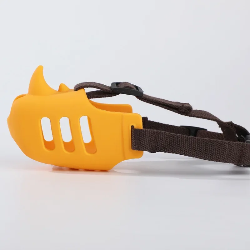 Pet Dog Muzzle Soft Silicone Pet Mouth Mask for Small Medium Dogs Breathable Stop Barking Biting Chewing Muzzles Dog Supplies dog bite muzzle