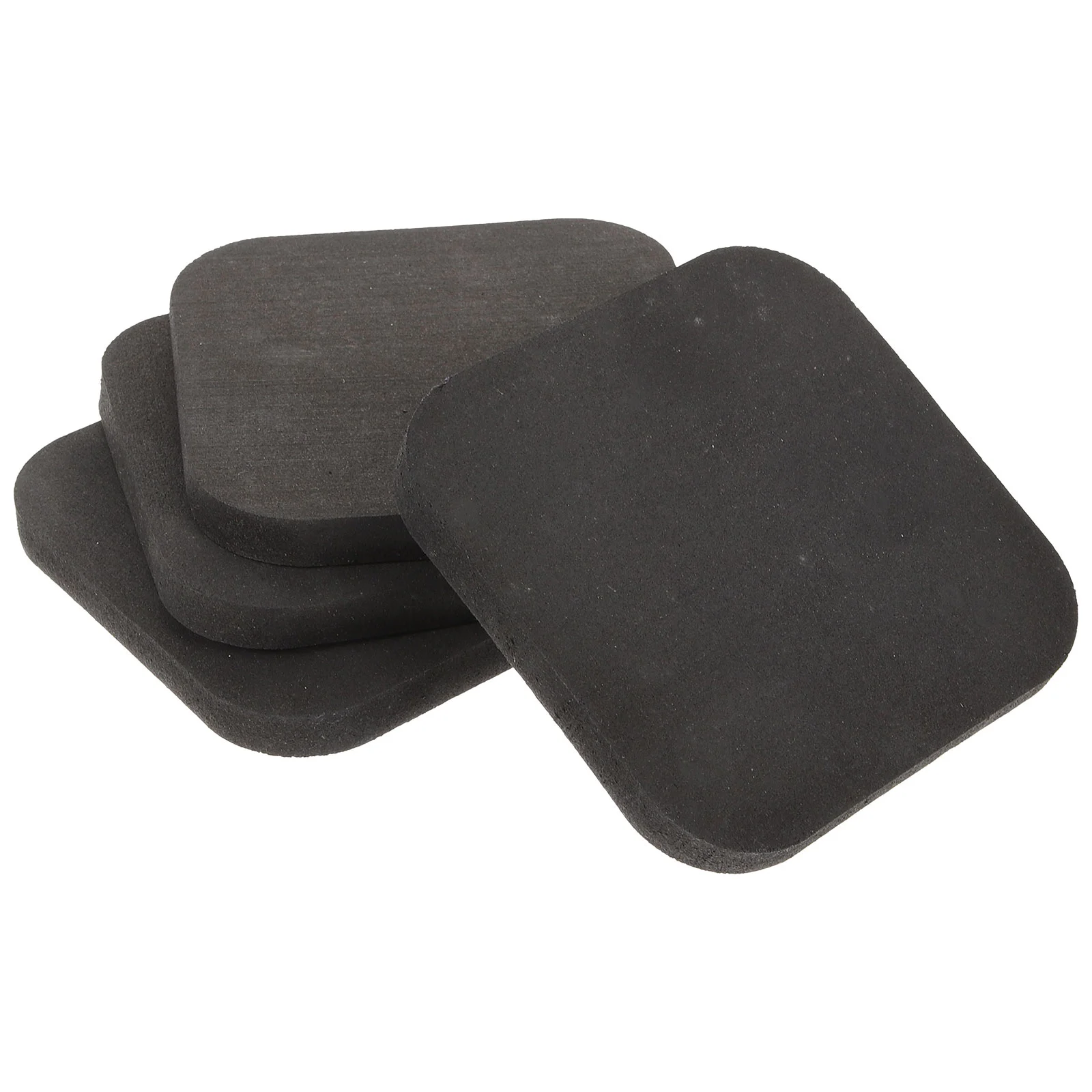 

4 Pcs Sound Insulation Mat Treadmill for Carpet Furniture Pads Mats Gym Flooring Equipment Workout Square Rubber