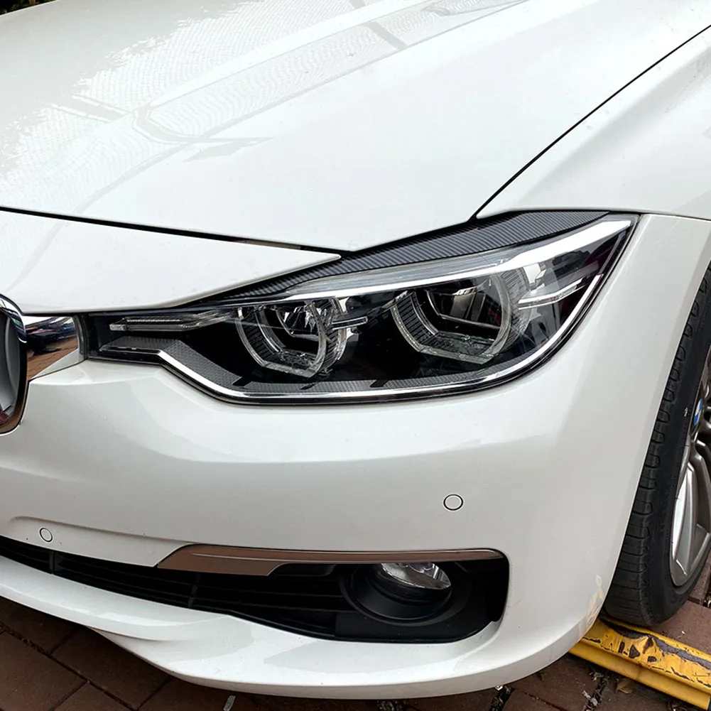 

Car Stickers Headlight Cover Headlights Light Eyebrow Car Sticker Simple Installation UV Resistant High Quality