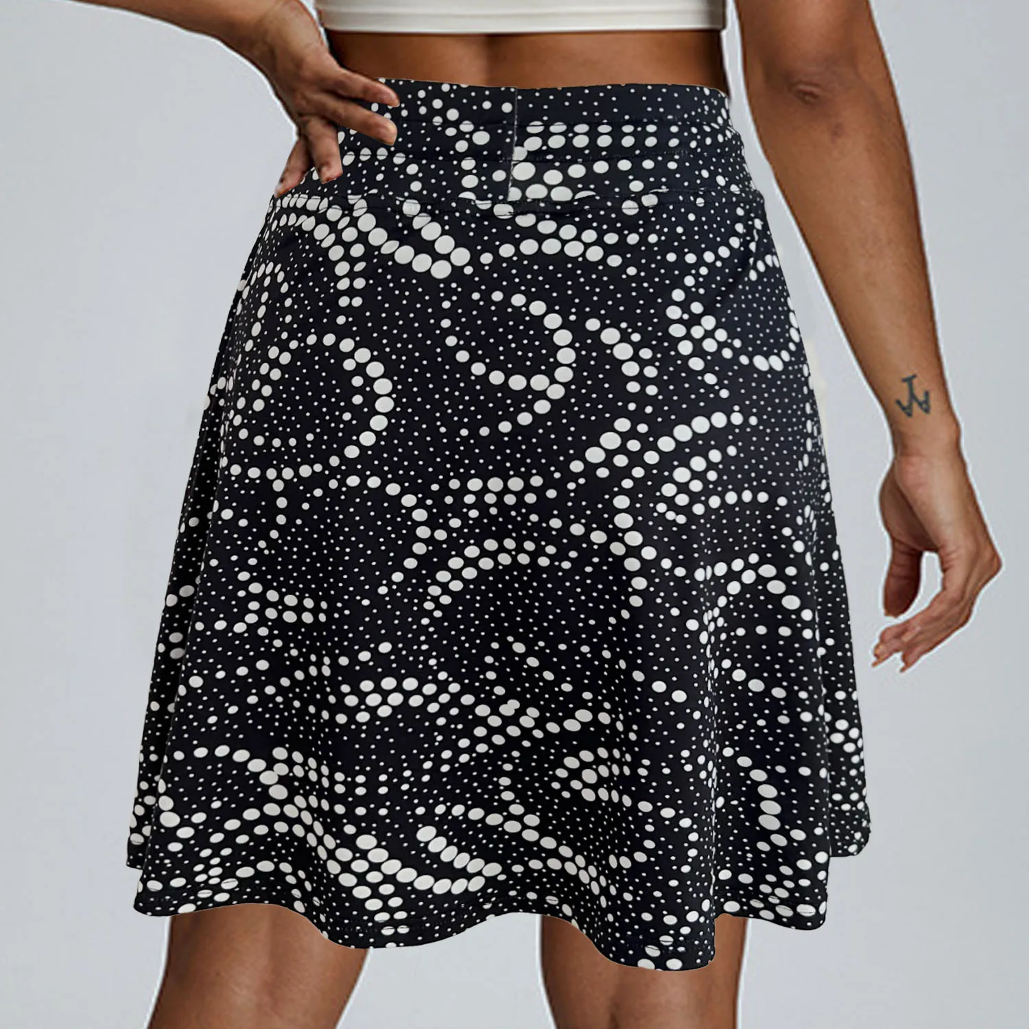 Girls' Summer Skirts Fake Two Girls' Underpants Skirts Running Outdoors Sport Skirt Pockets Fitness Casual Shorts 2025