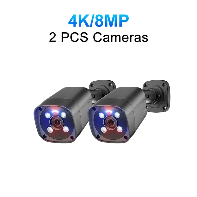 2pc 4K 8MP Camera