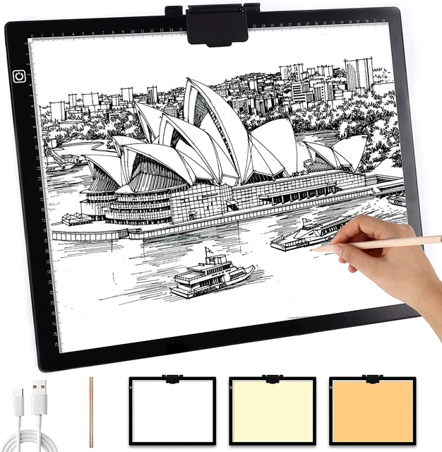 A4/a3 Light Board, Tracing Light Box, Magnetic Light Pad, Light Table For  Tracing, Led Light Drawing Board, Sketch Pad - Digital Tablets - AliExpress