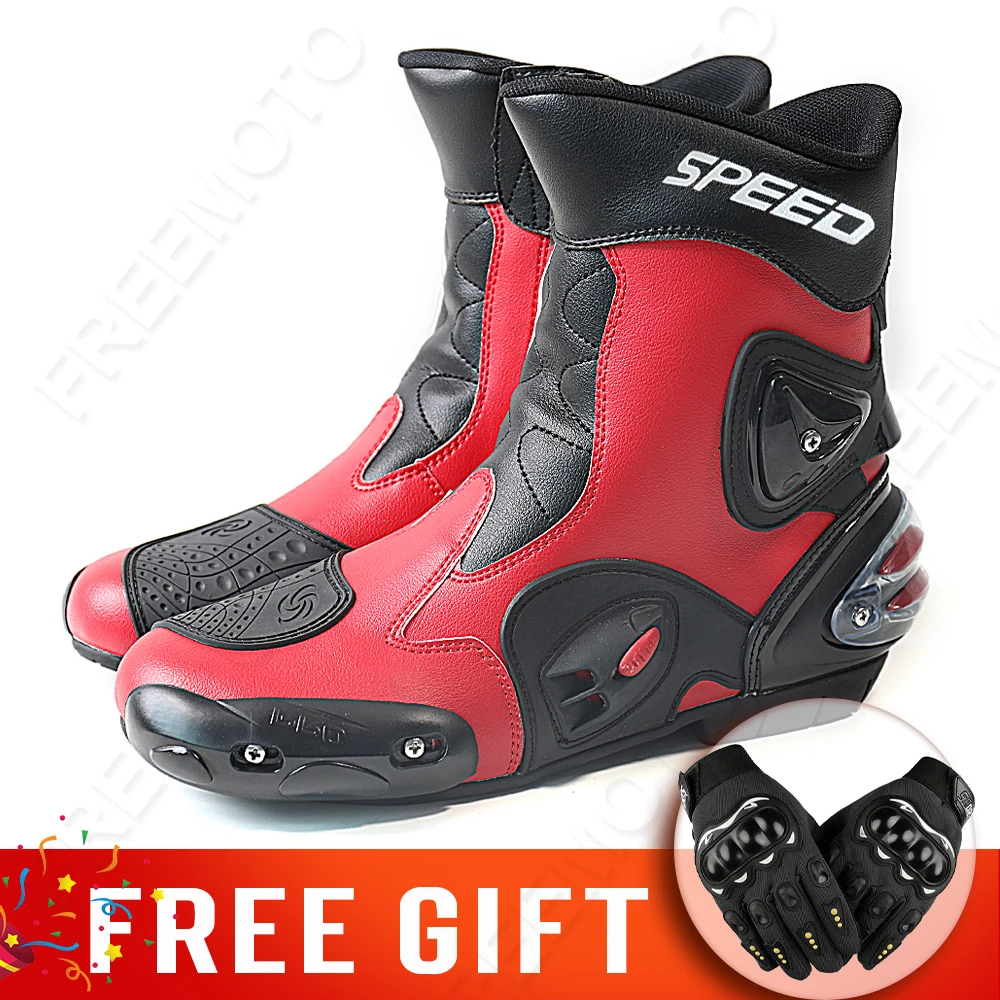 Motorcycle Boots Men Women High Boots Dirt Bike Botas Motocross Botas Moto Trunk Moto Hombre Motorboats Equipment motorcycle boots