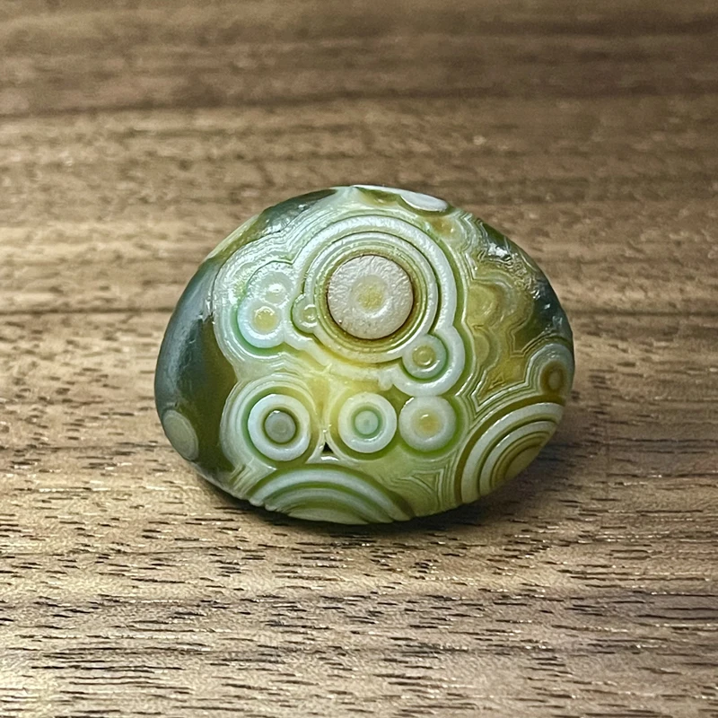 Pure Natural Wishing Agate Rough Stone Colorful Flower Eye Agate Rare