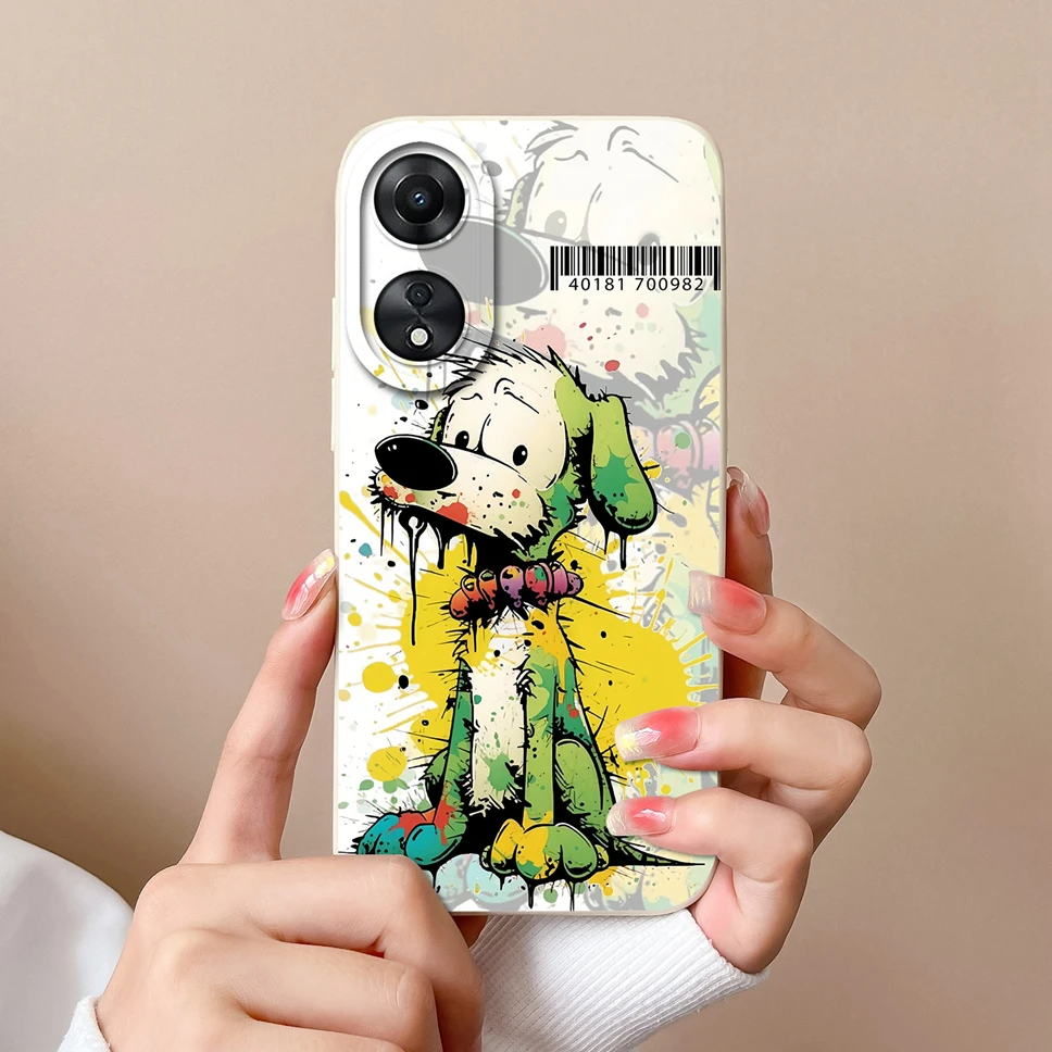 Lovely Funny Cat Astronaut Soft Liquid Silicone Shockproof Protective Phone Case
