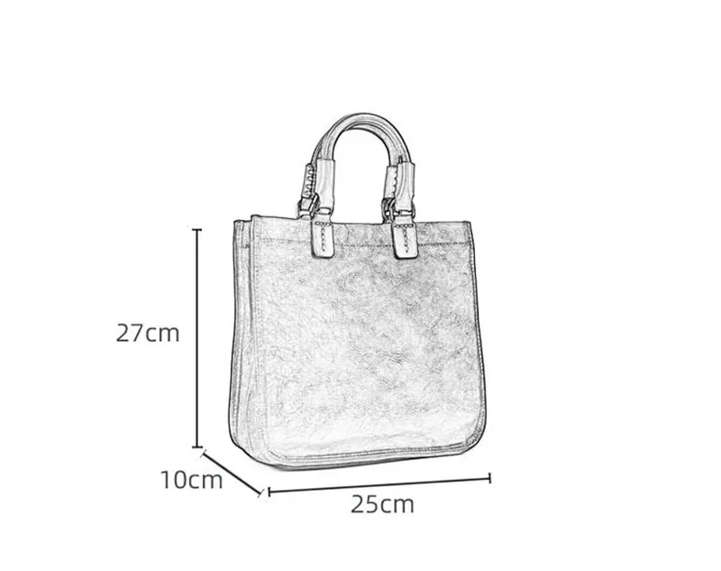 PNDME Retro Literarische Luxus Natürliche Echte Leder frauen Handtasche Einfache Damen Wochenende Täglichen Party Echtes Rindsleder Schulter Tasche – Detail 1
