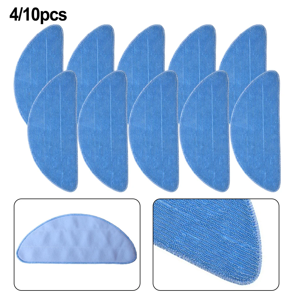 Description Picture 2 of item4/10 Pcs Microfiber Rags Mop Cloth For U100 Robot Vacuum Cleaner Replacement Home Appliance Parts Accessories