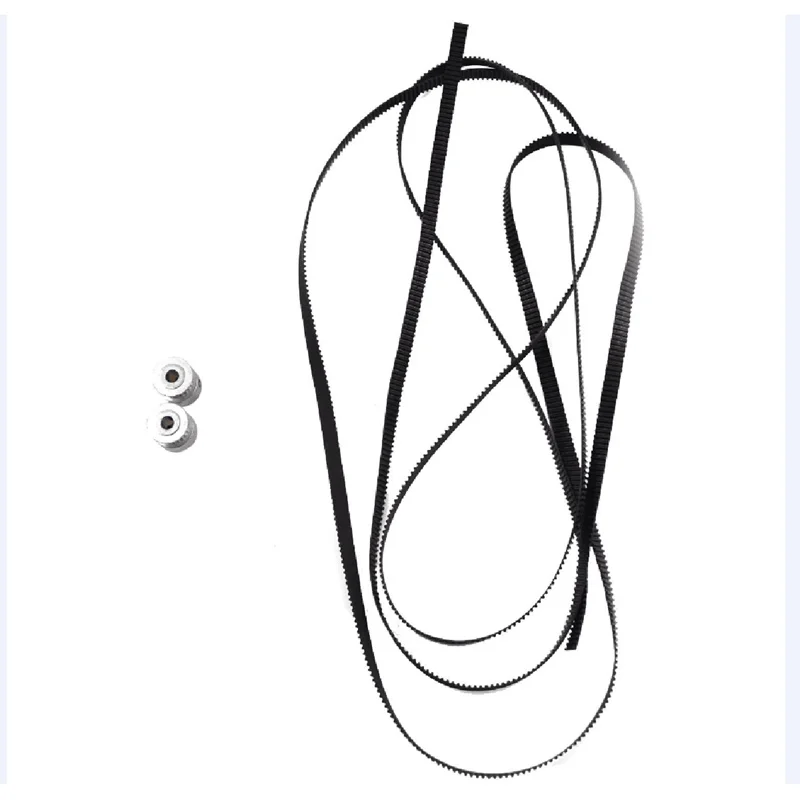 2X GT2 Pulley 20 Teeth Bore 5Mm + GT2 6Mm Timing Belt & 2X Idler 4X Tensioner For 3D Printer Reprap