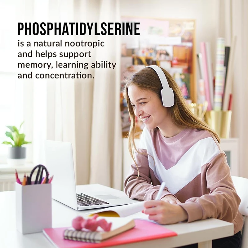 Phosphatidylserine Capsules Enhance Memory Concentration Refresh Mind Relieve Stress