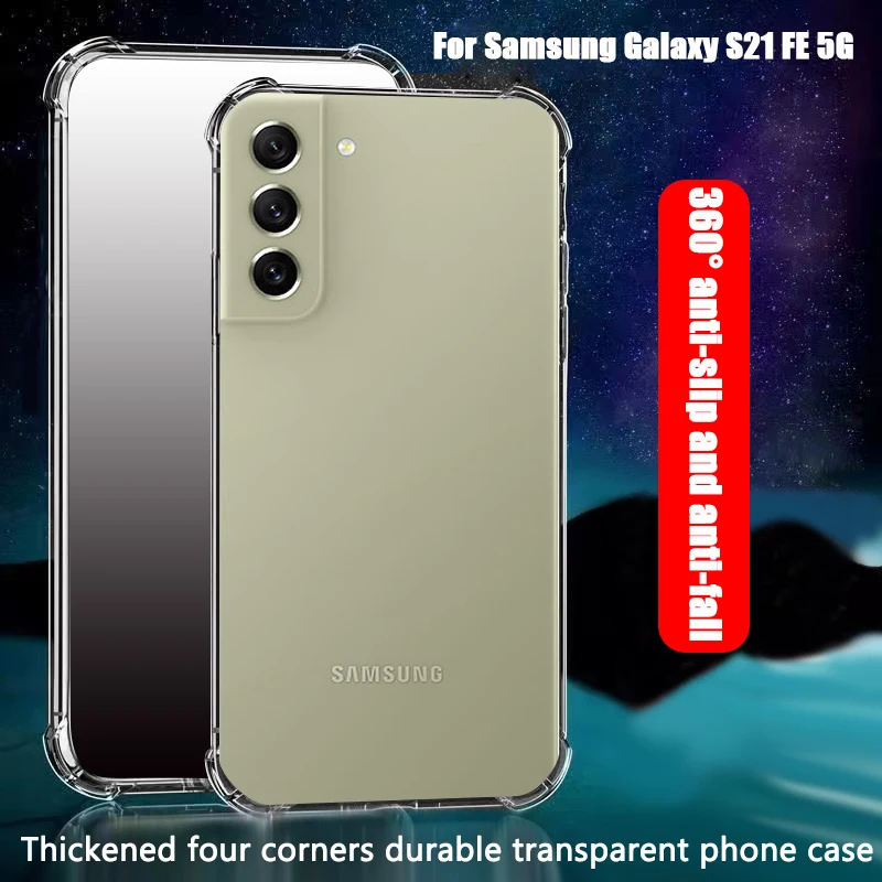 Custodie Trasparenti Per Samsung Galaxy S21 Fe 5G Custodia Originale Per Samsung S 21 Fe Custodia Protettiva Per Galaxy S21 Fe 5G Funda Back