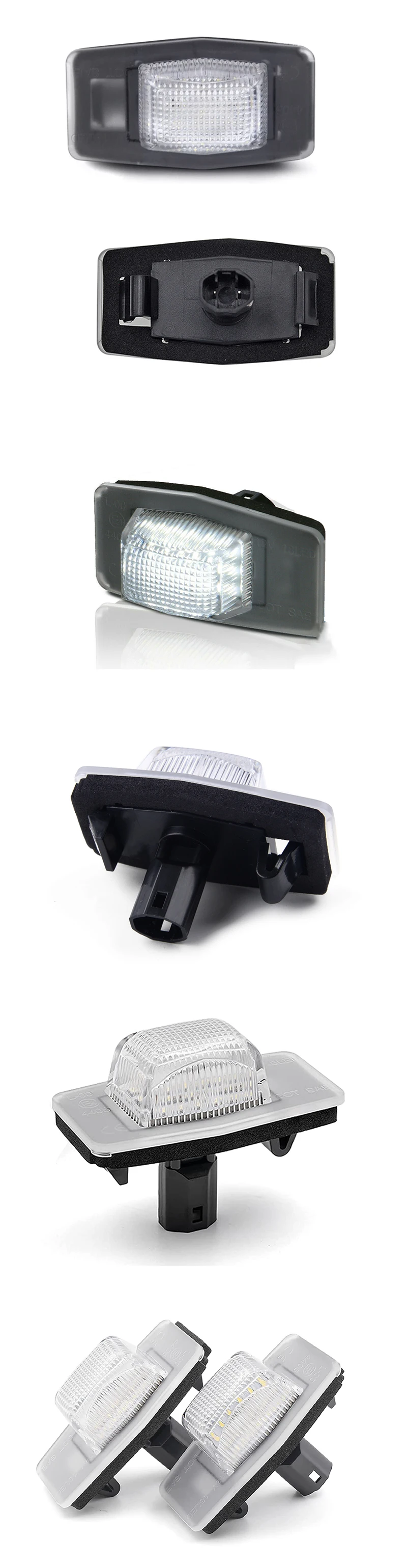 2x For Mazda 323 Miata Protege MX-5 MPV Tribute LED Number License Plate Lights