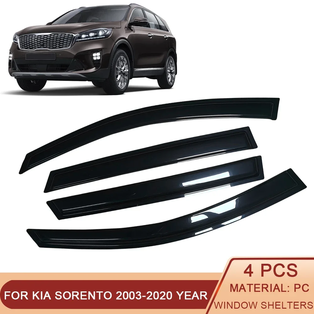 

Козырек на боковое стекло автомобиля для Kia Sorento 2003 2004 2005 2006-2020, защита от солнца и дождя