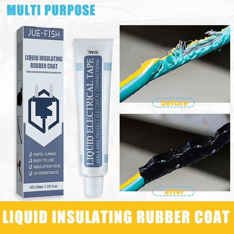 3050mlWaterproofLiquidInsulatingTapeRepairGlueElectricalCable