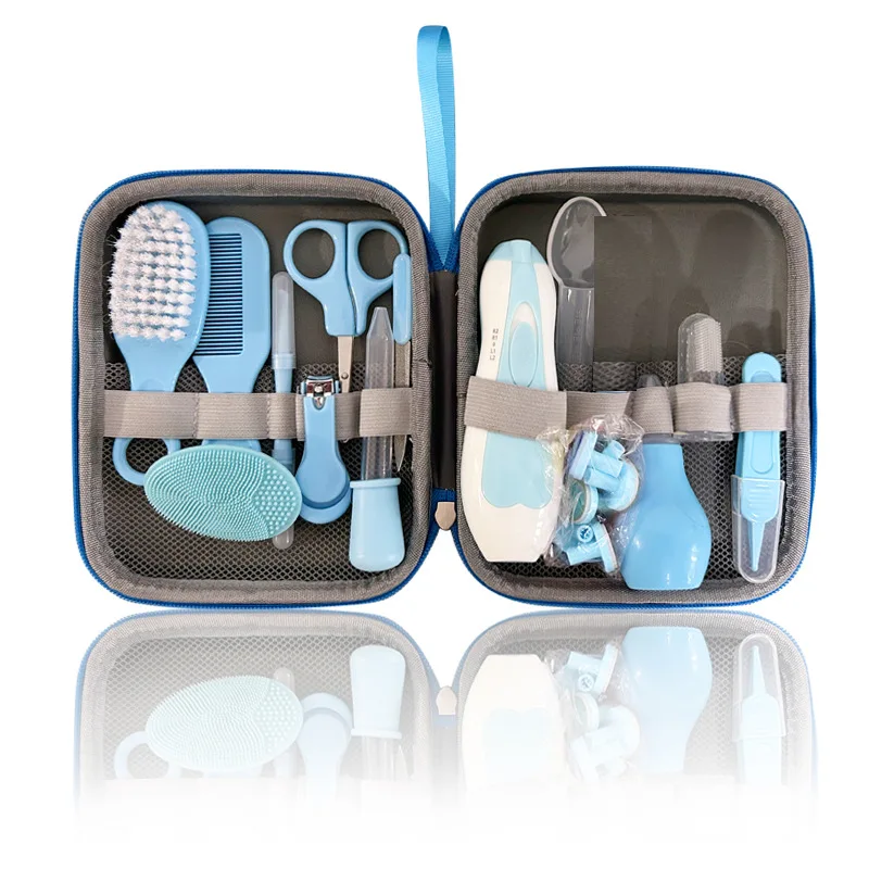 Baby Health Care Kit Portable Newborn Baby Grooming Kit Nail Clipper Scissors Hair Brush Comb Safety Care Set Hot Sale