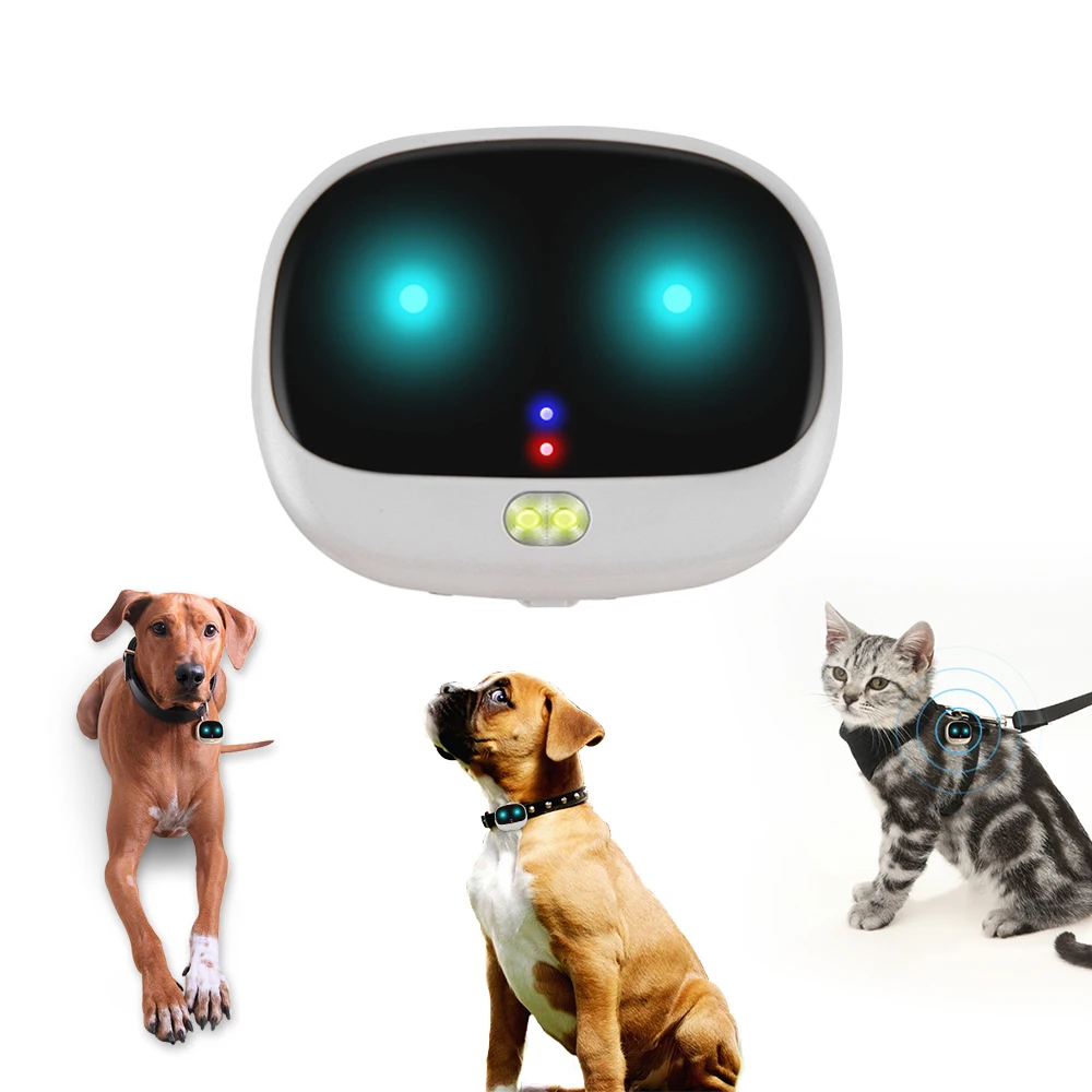 GPS Pet Tracker with Real-Time 2-Way Voice & Tracking Route History & Geofence Alerts for Dogs/Cats