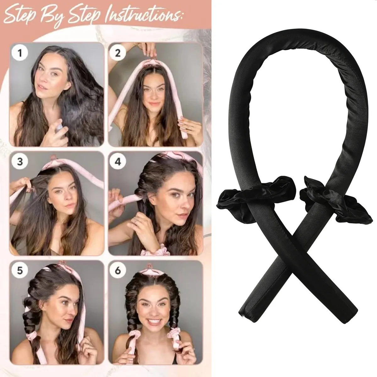 Foam No Heat Sleeping Hair Curling Iron Big Wave Curler Lazy Curl Wave Styler DIY Hair Styling Tool hair curling iron