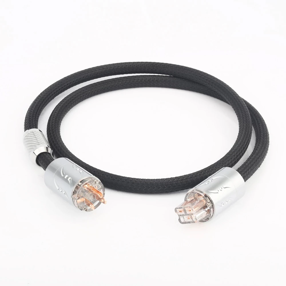 Viborg VP1501 US Audiophile Power Cord Cable C19 Power Cable Pure copper 20A Amp IEC 100% Pure Copper