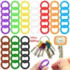 10-50Pcs Hollow Rubber Key Covers Key Caps Elastic Key Identifiers Covers Soft Silicone Key Protector Markers Key Accessories 1