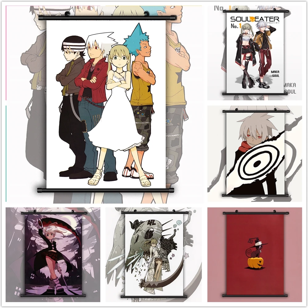 Wall Art Canvas Painting Wall Poster Soggiorno Decorazione Della Casa No Frame Soul Eater Maka Albarn Anime Print Nordic Wall Picture
