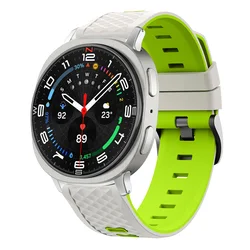 Two - Tone Silicone Sport Watch Band Strap - Watch Ultra 2025 (StarGr)