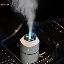 

320ml Ultrasonic Car Humidifier Creative Lecai Cup USB Aroma Diffuser Air Purify Hydration With 7 Color Night Light