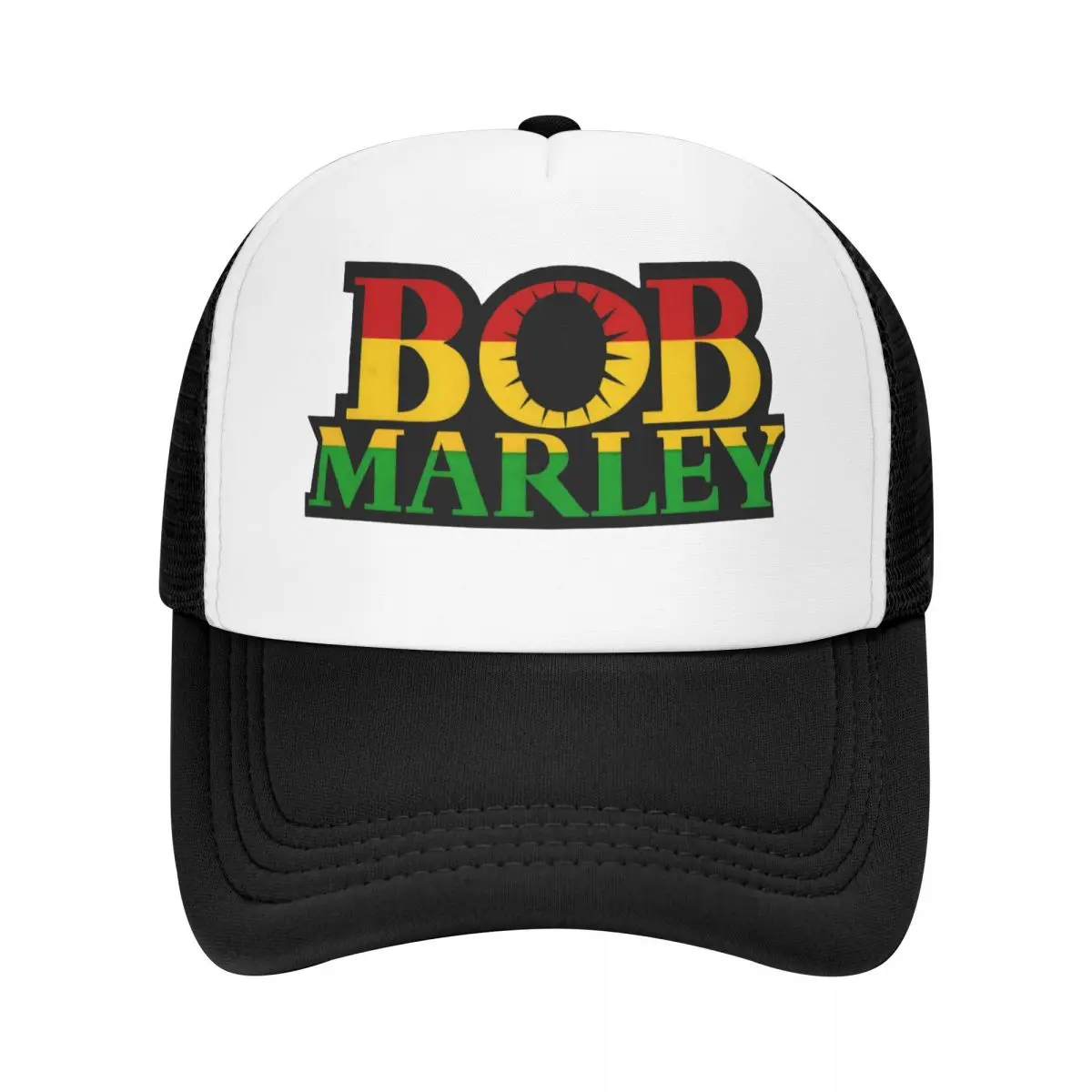 

Classic Unisex Jamaica Singer Reggae Rock Bob Marley Trucker Hat Adult Adjustable Baseball Cap for Men Women Outdoor
