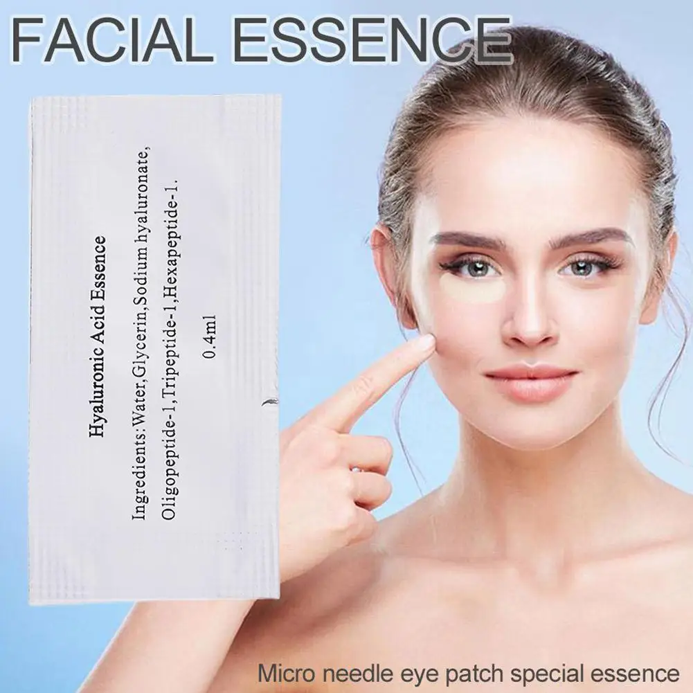 1pc Micro-needle Eye Essence Sample Patches Deep Lifting Circle Moisturizing Care Anti Dark Firming Puffiness Wrinkle