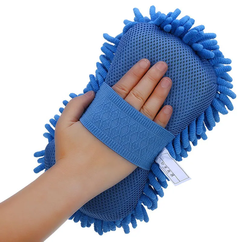 Liplasting Strong DurableMicrofiber Esponja Car Window Cleaning Chenille Washer Sponge