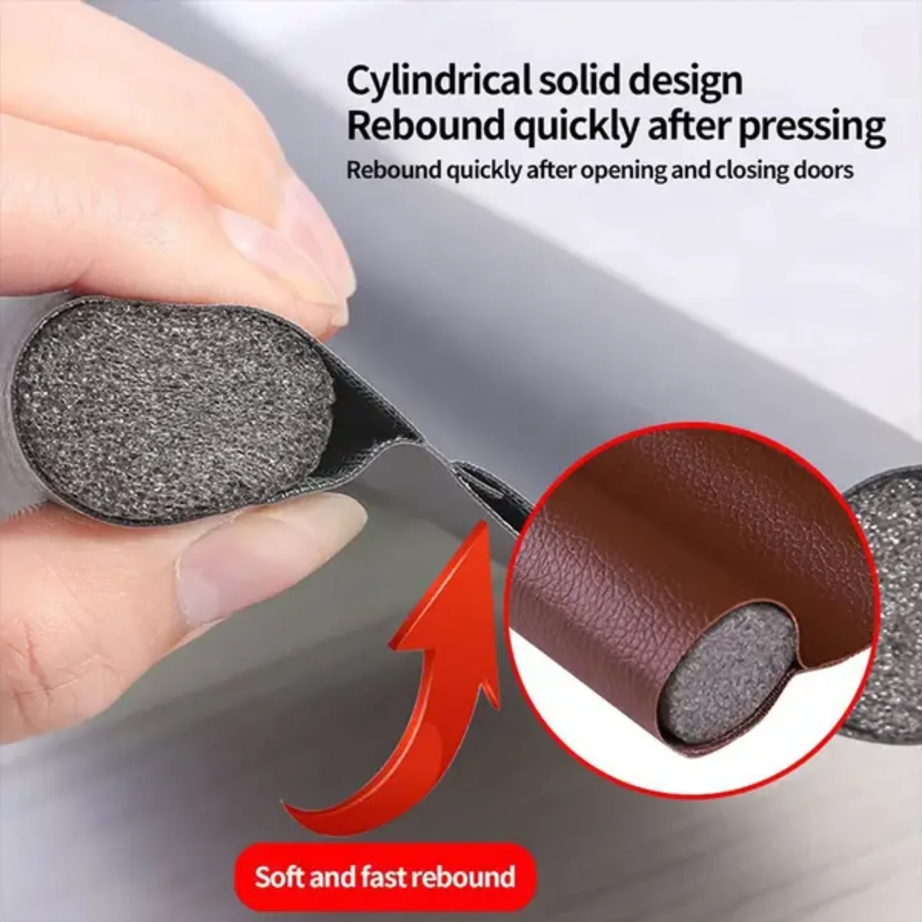 Windproof Door Draft Stopper: Dust, Insect & Cold Air Barrier - Insulate & Soundproof Your Home